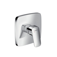 Смеситель для душа, Hansgrohe, Logis, тип открывания воды-рычажный, тип регулирования воды-керамический картридж, монтаж-вертикальный встраиваемый (настенный), отверстия для монтажа-1, внутренняя часть-необходимо заказать, цвет-хром Смеситель для душа, Hansgrohe, Logis, тип открывания воды-рычажный, тип регулирования воды-керамический картридж, монтаж-вертикальный встраиваемый (настенный), отверстия для монтажа-1, внутренняя часть-необходимо заказать, цвет-хром
