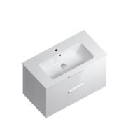 Тумба PIANO Forte подвесная 85 см, 2 ящика, белый глянцевый