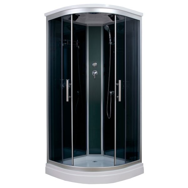 Душевая кабина Timo Standart T-1109 P 90х90 без гидромассажа профиль Хром стекло тонированное