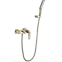 Смеситель для ванны с душ.гарнитуром VENTURO золото