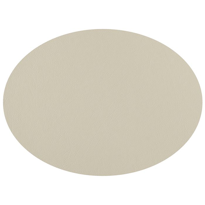 ADJ Овальный плейсмат, 47,5x35 см., цвет: белый/панна котта