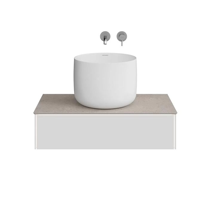 Тумба MAGICA подвесная 90, 1 ящик, утренний серый матовый