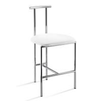 Decor Walther DWH 1 Табурет 29x28x73см, цвет: хром / белый ЗАКАЗ ПО ЗАПРОСУ Decor Walther DWH 1 Табурет 29x28x73см, цвет: хром / белый ЗАКАЗ ПО ЗАПРОСУ
