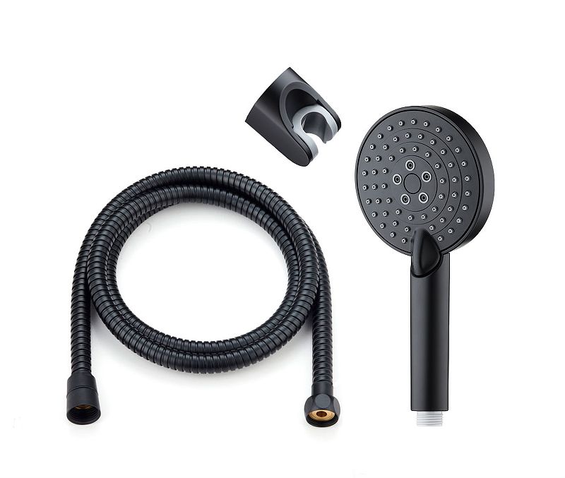 Комплект смесителей Orange Lutz M04-311b Черный матовый