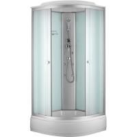 Душевая кабина Niagara NG-3302G 100x100 стекло матовое задние стенки Белые Душевая кабина Niagara NG-3302G 100x100 стекло матовое задние стенки Белые