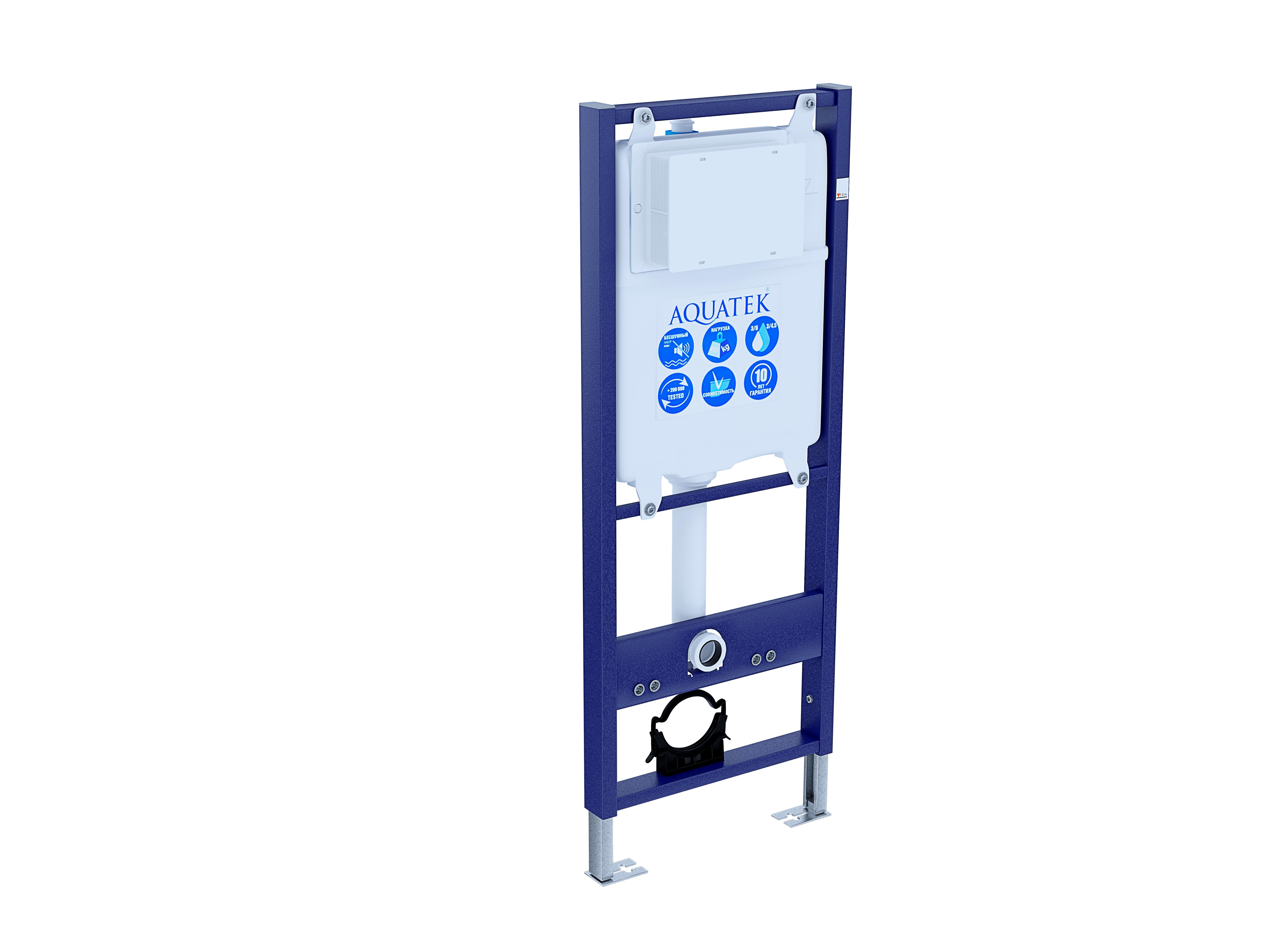 Инсталляция для подвесного унитаза Aquatek Standart 41 INS-0000011, 1130*410*120 мм Инсталляция для подвесного унитаза Aquatek Standart 41 INS-0000011, 1130*410*120 мм