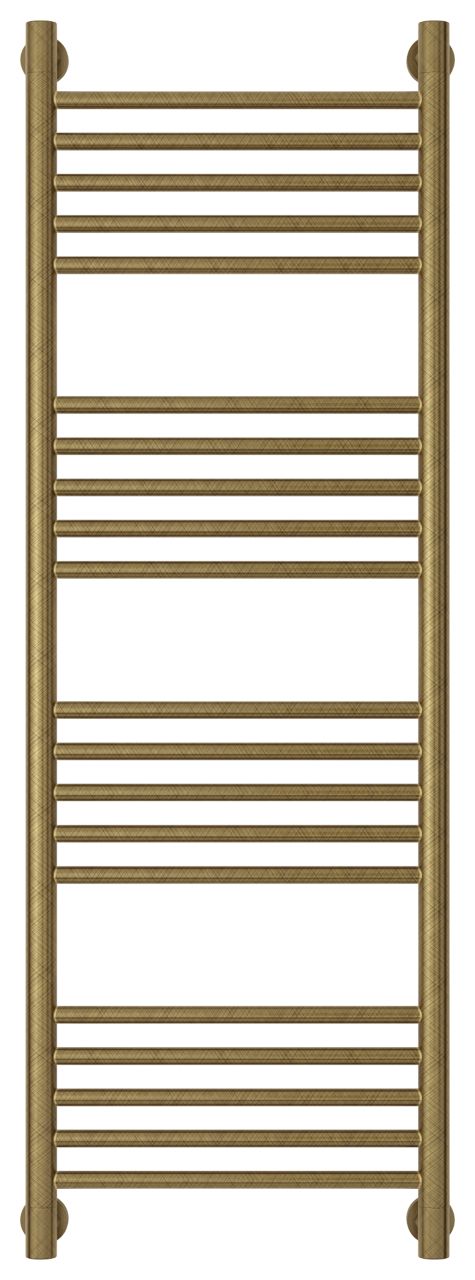 Полотенцесушитель водяной "Богема+" прямая 1200х400 (Состаренная БРОНЗА)