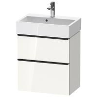 Duravit D-Neo Тумбочка подвесная компакт 584x372хh625 мм, 1 ящик, цвет: белый высокоглянцевый