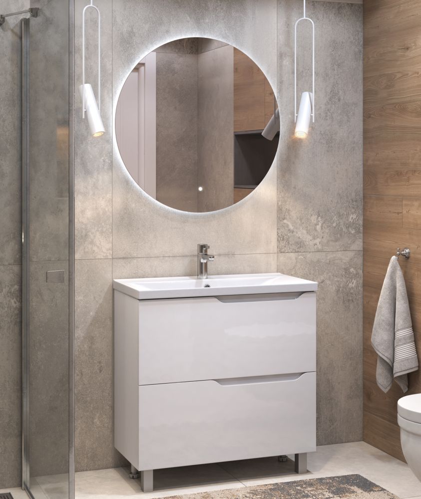 Тумба с раковиной напольная VIGO Neo tn.NEO.9696.80.2Y, 80 см, артикул tn.NEO.9696.80.2Y-com