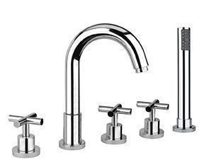 Смеситель на борт ванны Fiore XT 25CR0505, хром