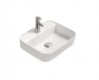 Раковина накладная для установки на столешницу AQUATEK ВЕГА AQ5506-00, 500*395*140 мм, с отверстием под смеситель, цвет белый Раковина накладная для установки на столешницу AQUATEK ВЕГА AQ5506-00, 500*395*140 мм, с отверстием под смеситель, цвет белый