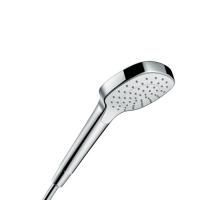 Ручной душ, Hansgrohe, Croma E, размер душевого диска, мм-110, количество режимов-1, тип струи-Rain, цвет-белый/хром, подходит для проточных водонагревателей Ручной душ, Hansgrohe, Croma E, размер душевого диска, мм-110, количество режимов-1, тип струи-Rain, цвет-белый/хром, подходит для проточных водонагревателей