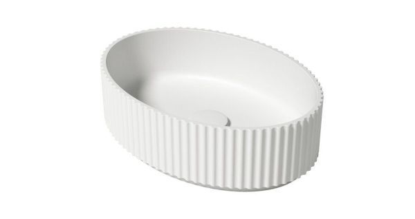 Zenon Olympia, накладная раковина овальной формы, 48х34,5х14 см, цвет белый матовый