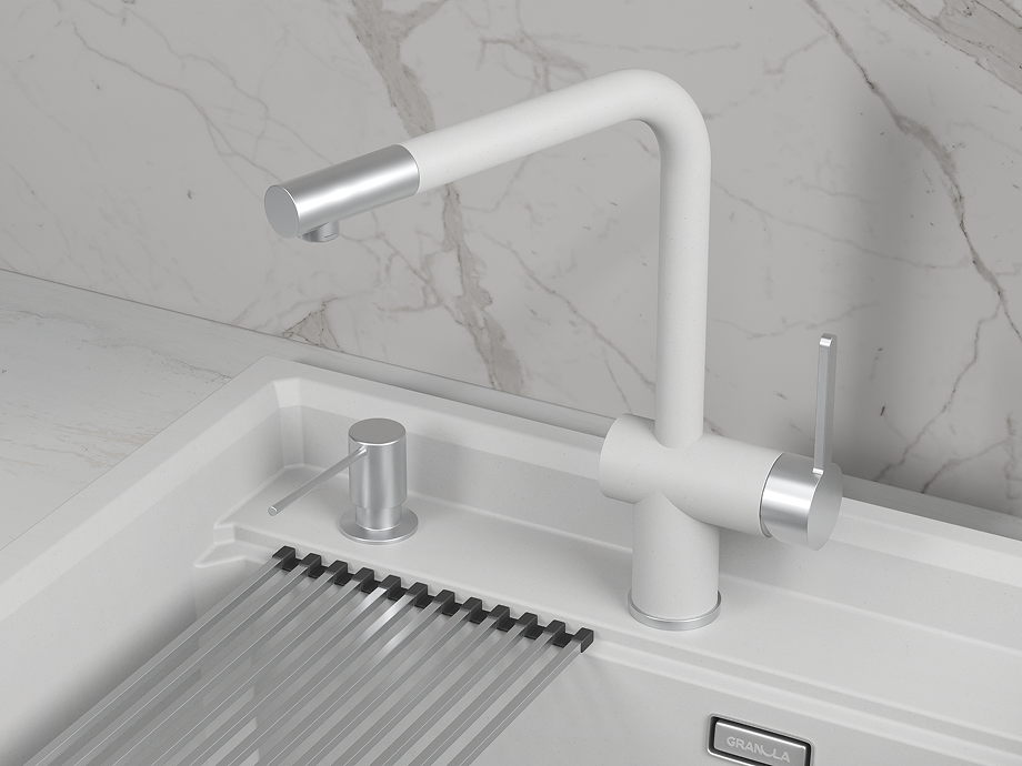 Смеситель для кухни GRANULA (5017, АРКТИК), артикул 5017, АРКТИК