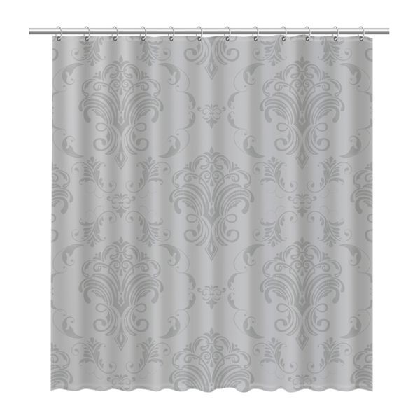 Штора для ванной комнаты FIXSEN DESIGN FX-2518, серый