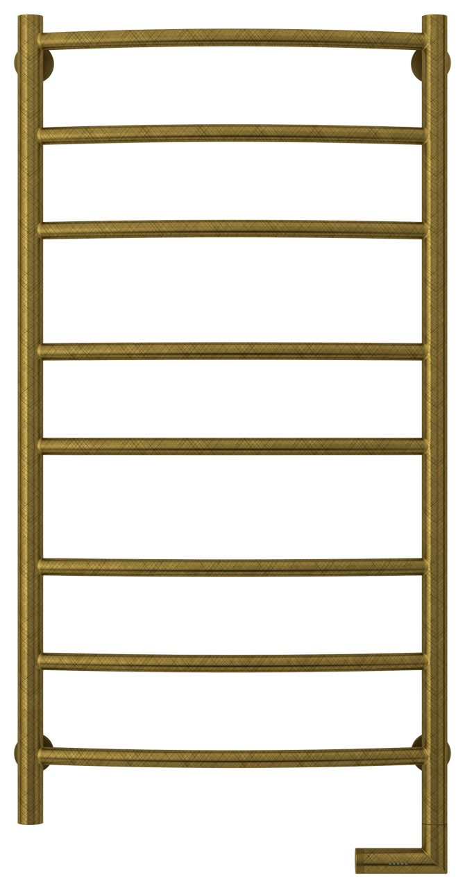 Полотенцесушитель электрический "ГАЛАНТ 2.0" 1000х500 / МЭМ правый (Состаренная БРОНЗА)