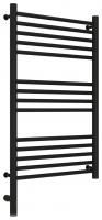 Полотенцесушитель электрический "БОГЕМА 3.0" прямая 800х500 / МЭМ левый (Матовый чёрный)