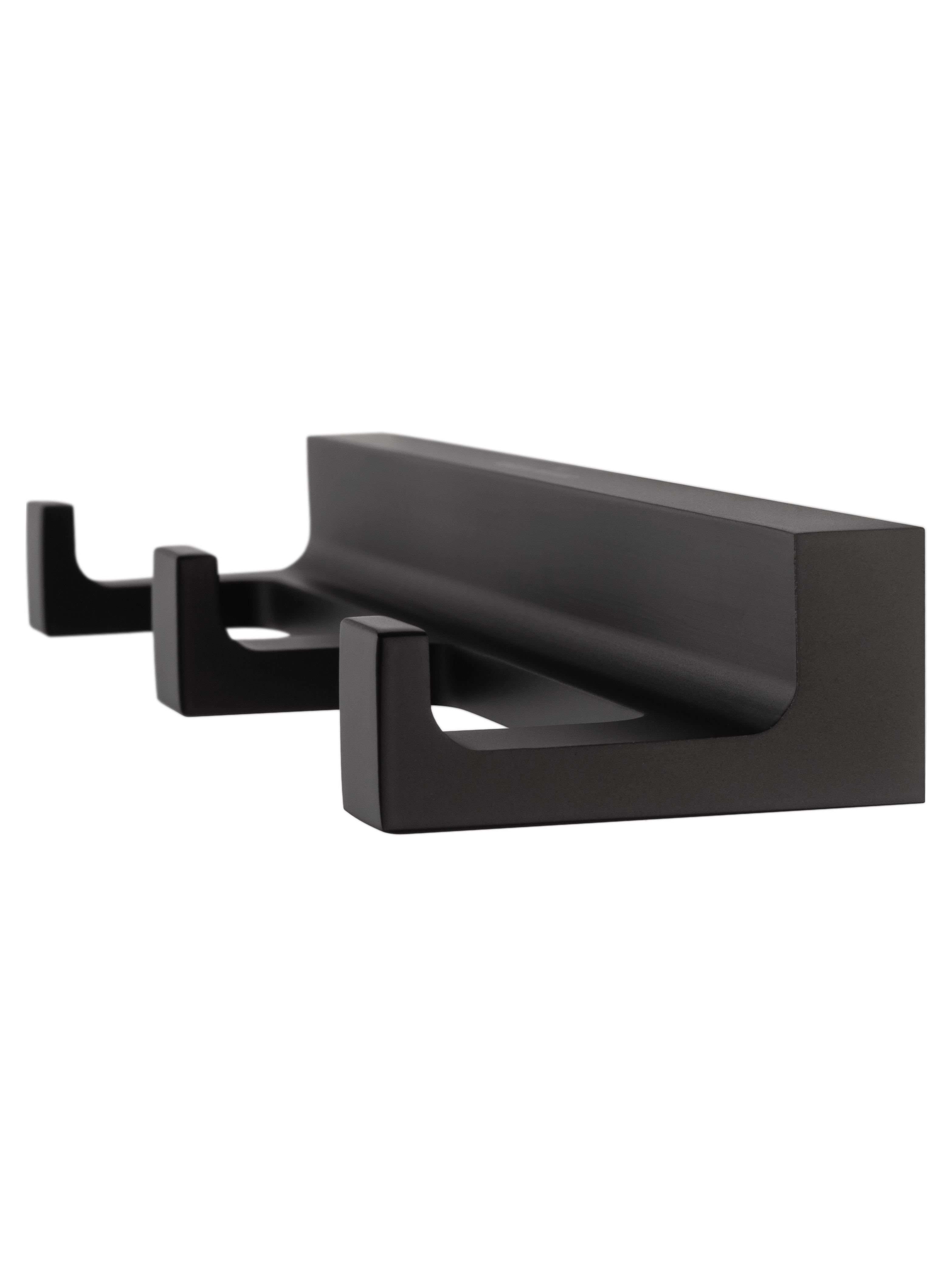 Вешалка с 3 крючками для ванной WONZON & WOGHAND ECLIPSE, Черный (WW-9135-BL)