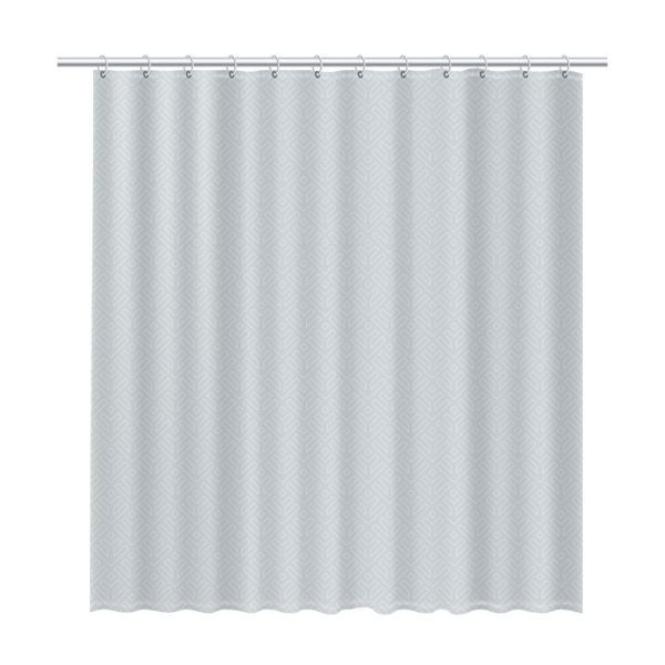 Штора для ванной комнаты FIXSEN DESIGN FX-1503, серый