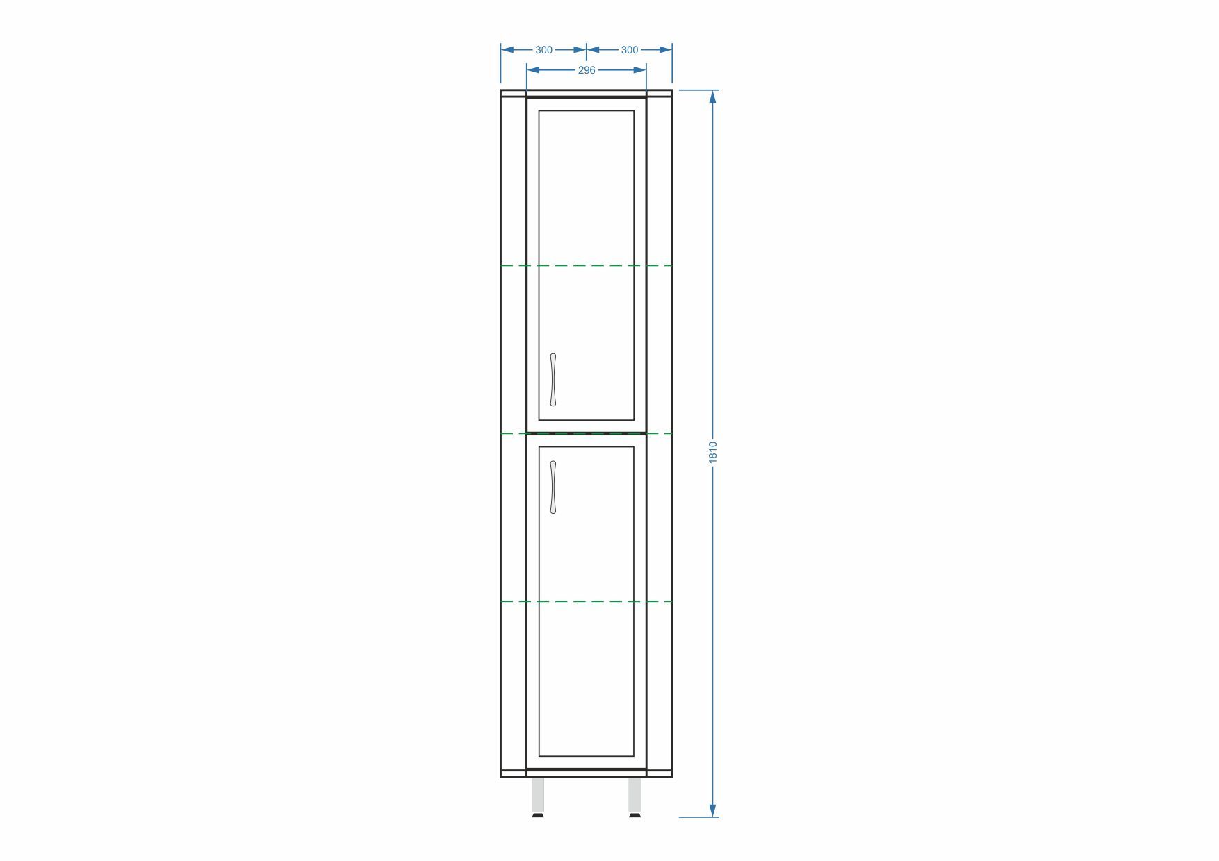 Шкаф-пенал угловой "Концепт 30"