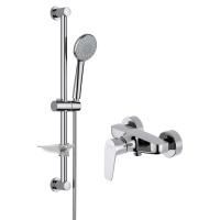 AQ1160CR БЕТТА смеситель для душа + AQ2013CR БЕТТА душевой гарнитур 3jet 65 см AQ1160CR БЕТТА смеситель для душа + AQ2013CR БЕТТА душевой гарнитур 3jet 65 см