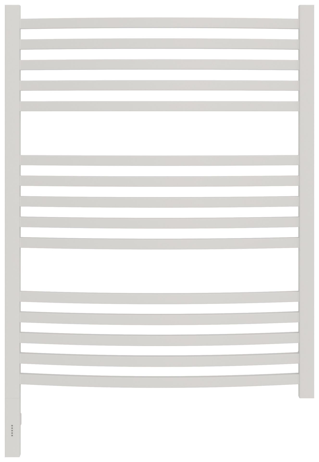 Полотенцесушитель, Сунержа, Аркус 3.0, электрический, ширина, мм-630, глубина, мм-115, высота, мм-920, межосевое расстояние-600, подключение-нижнее слева, электрокомплект-МЭМ, мощность, Вт-300, материал-нержавеющая сталь, цвет-белый матовый