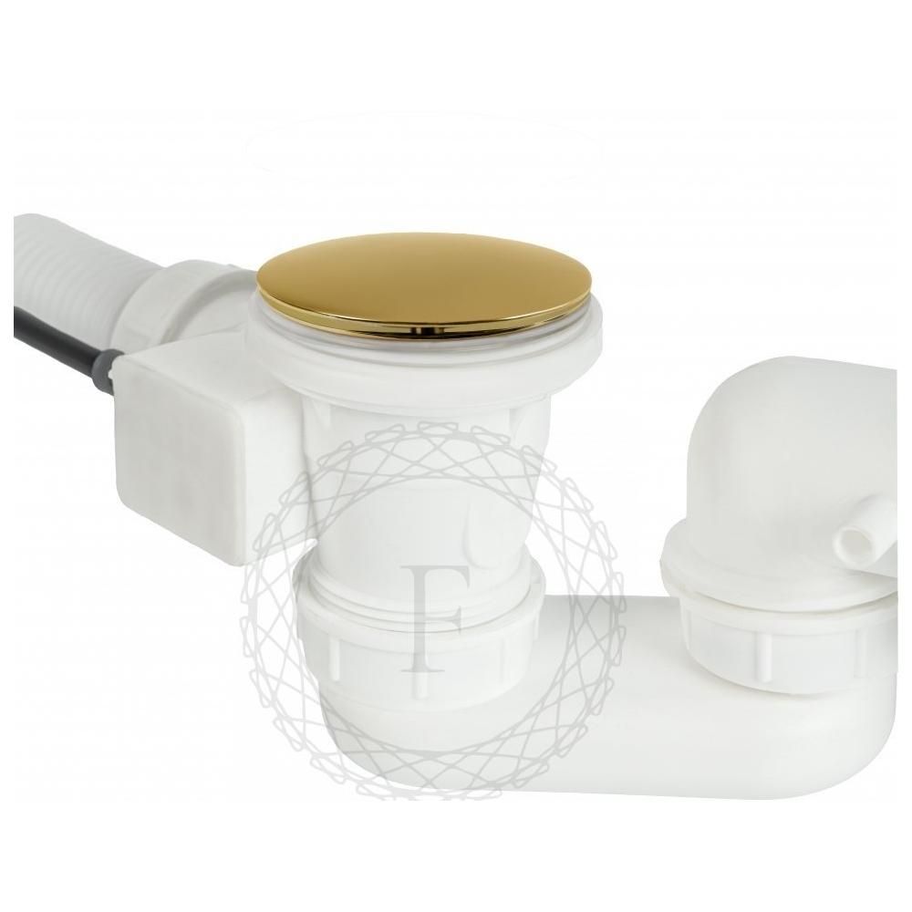 Слив-перелив (полуавтомат, 80 см.) FILARETE FL80GO, золото, артикул FL80GO