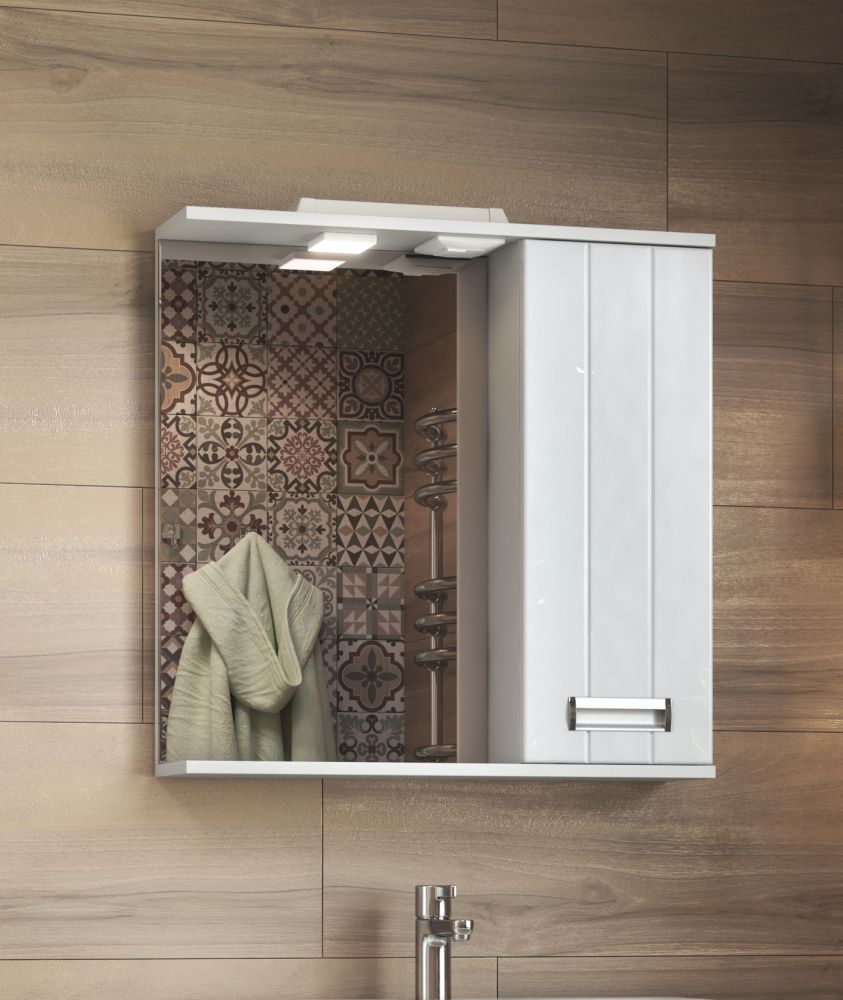 Зеркало со шкафом VIGO Diana z.DIA.70.R.El, 70 см, артикул z.DIA.70.R.El