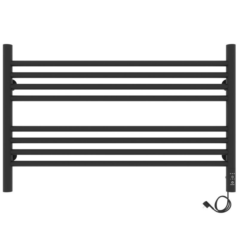 Полотенцесушитель электро "Оливия ЧКЧ8 800*500", черный муар, правый