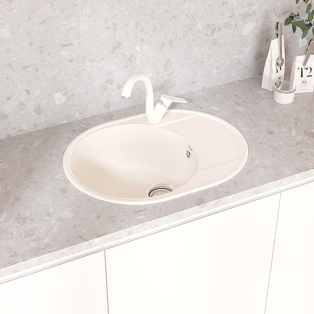 Кухонная мойка Maretti Kitchen KT610-WH, белый, артикул KT610-WH