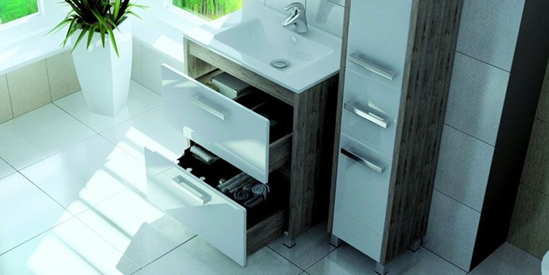 Тумба под раковину Vigo Kolombo 70 Белый Кантри