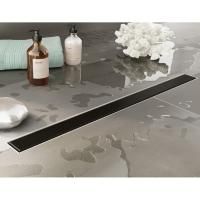 Plumberia Selection Трап душевой PS MODULAR 4x120 2устор. накладка из нерж.стали, комбинир.затвор с горизонт. Выпуском Ду 50мм,40л/мин, черн.матов.