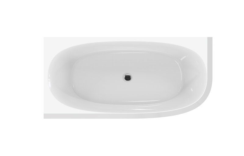 Акриловая ванна угловая левосторонняя CEZARES CZR-LUX-CORNER-165-80-58-L, артикул CZR-LUX-CORNER-165-80-58-L