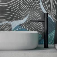 Fima Carlo Frattini Spillo Tech Смеситель для раковины, на 1 отв., высокий, XS, с донным клапаном, цвет: чёрный матовый Fima Carlo Frattini Spillo Tech Смеситель для раковины, на 1 отв., высокий, XS, с донным клапаном, цвет: чёрный матовый