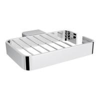 Мыльница EVEREST для душа из латунной проволоки, 140x85 мм, хром, Sapho