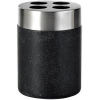 Стакан для зубных щеток Ridder Stone 22010210 Черный Стакан для зубных щеток Ridder Stone 22010210 Черный