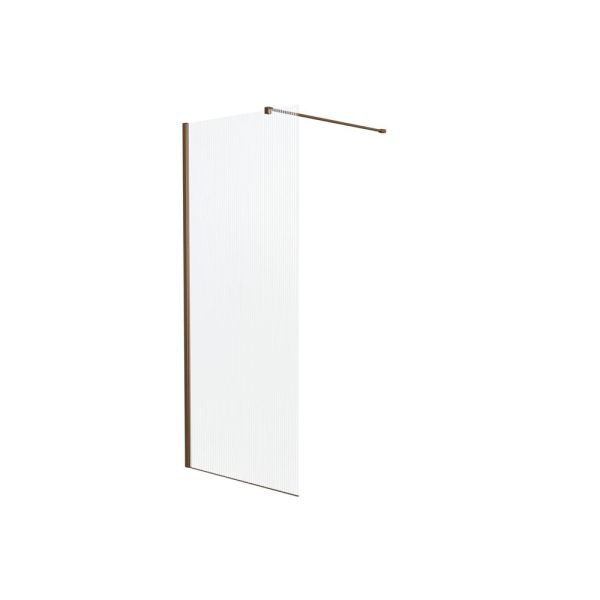 Душевая перегородка Knotlor WI090CG1RB 90х200, бронза