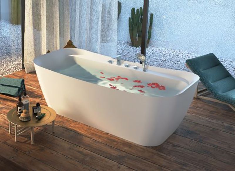 Ванна акриловая,отдельностоящая, AQUATEK AQ-197778 АМАДЕО 1700 * 780 * 650. В Комплекте со сливом и ножками.Цвет: белый глянцевый.