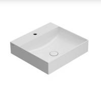 GLOBO T-Edge  Раковина-чаша на столешницу/подвесная 50х47Х14.5 см, с 1 отв под смеситель, цвет белый GLOBO T-Edge  Раковина-чаша на столешницу/подвесная 50х47Х14.5 см, с 1 отв под смеситель, цвет белый