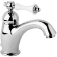 Смеситель для раковины Cezares Margot MARGOT-LSM1-01-Bi Хром/белый