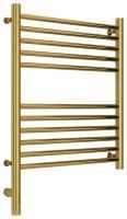 Полотенцесушитель электрический "БОГЕМА 3.0" прямая 600х500 / МЭМ левый (Золото)
