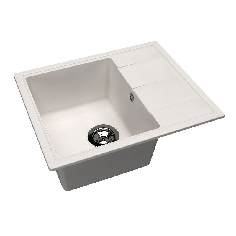 Кухонная мойка Dr. Gans НИКА 25.070.B0580.401, белый, артикул 25.070.B0580.401