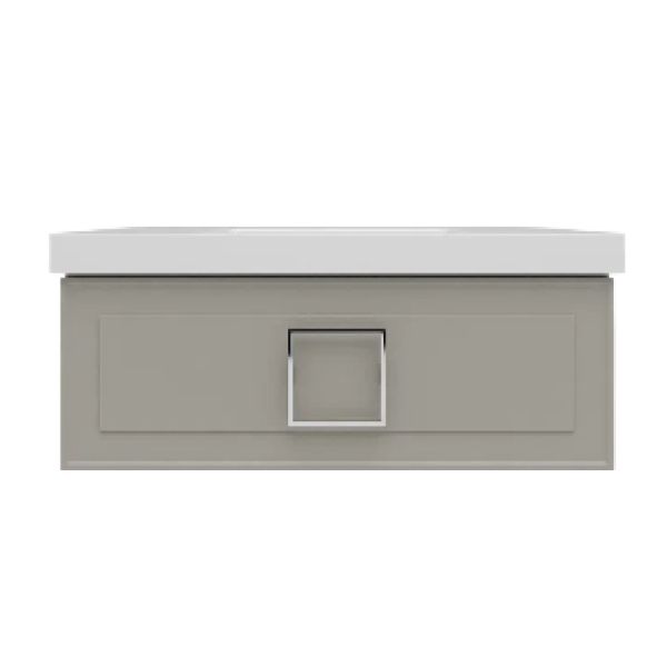 Тумба под раковину подвесная La Fenice Cubo FNC-01-CUB-C-100, бежевая