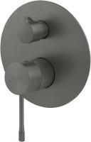 Смеситель для душа Allen Brau Priority 4.0 5.31C11-MG (с внутренней частью, 2 выхода) графит браш