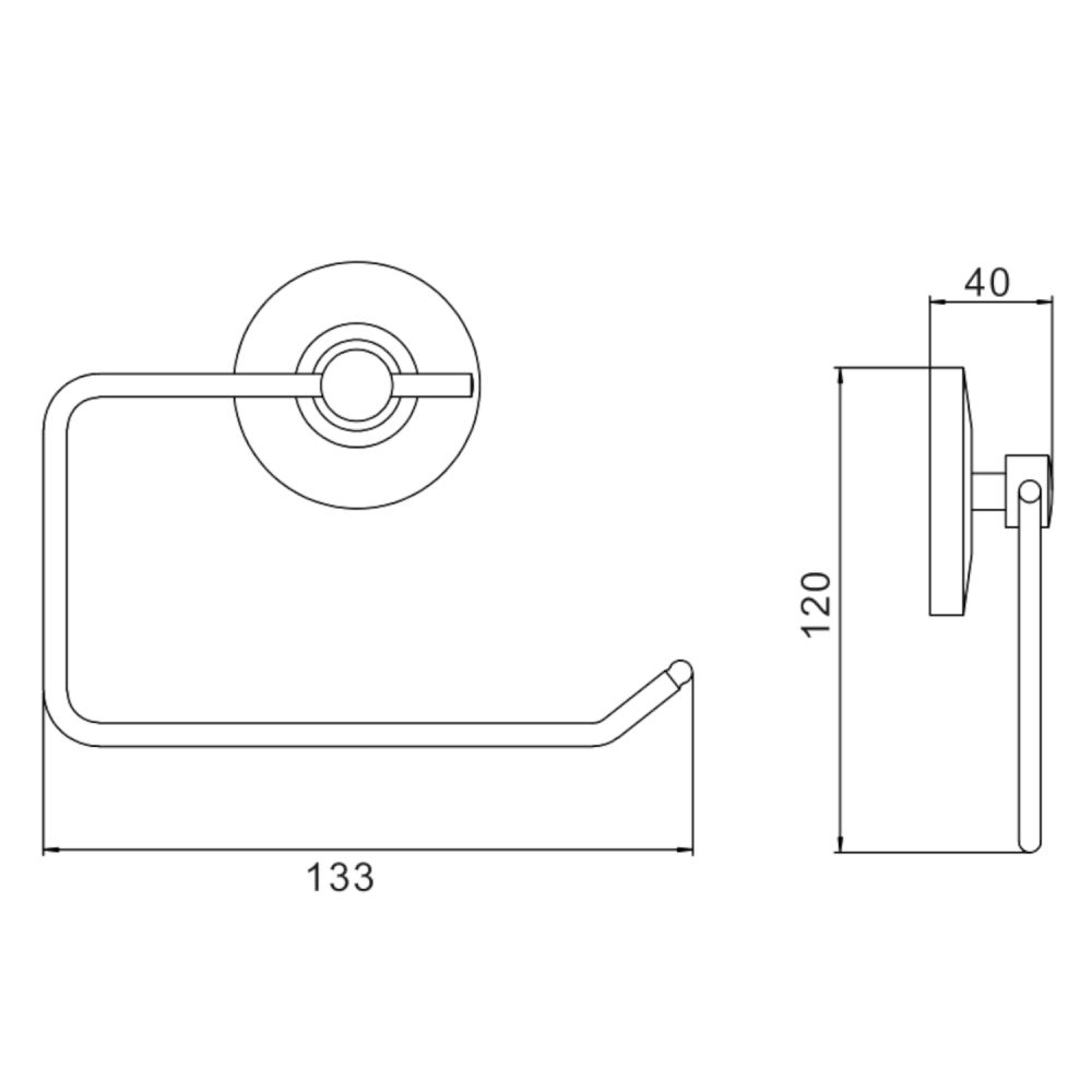 Держатель для туалетной бумаги Savol S-007152, хром, артикул S-007152