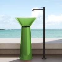 DEA DESIGN Pedestal Basin Раковина напольная d480хh900 мм, цвет emerald DEA DESIGN Pedestal Basin Раковина напольная d480хh900 мм, цвет emerald