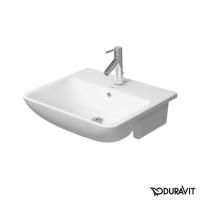 Duravit ME by Starck Раковина  встр. до половины, с перел., с 1 отв. под смес., включая крепление для встраивания в деревянную столешницу, 550x455мм, Duravit ME by Starck Раковина  встр. до половины, с перел., с 1 отв. под смес., включая крепление для встраивания в деревянную столешницу, 550x455мм,