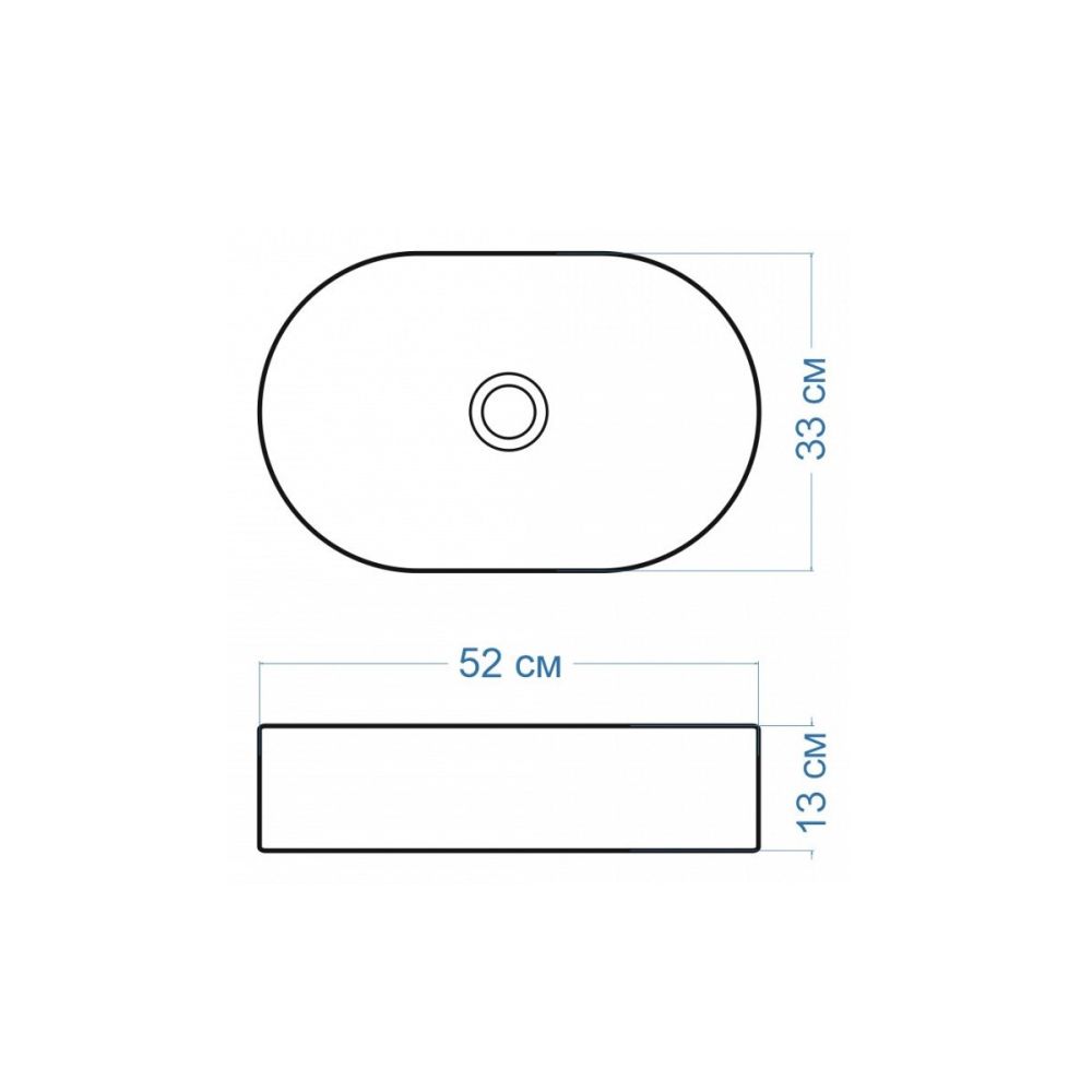 Раковина чаша Maretti VA13NS14-844, белая, артикул VA13NS14-844