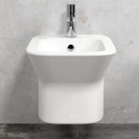 AZZURRA PRUA Биде подвесное 52х35х30 см c 1 отв., цвет белый, с креплением