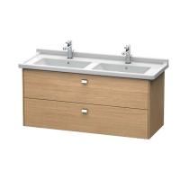 Duravit Starck 3 Раковина двойная 1300х485 мм с 2мя отверстиями под смеситель , с переливом, цвет белый